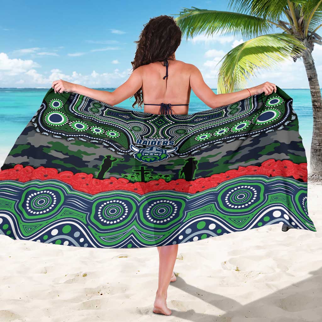 ANZAC Day Canberra Raiders Sarong Military Memorial Aboriginal Indigenous Art