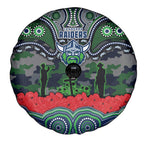 ANZAC Day Canberra Raiders Spare Tire Cover Military Memorial Aboriginal Indigenous Art