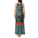 ANZAC Day Canberra Raiders Tank Maxi Dress Military Memorial Aboriginal Indigenous Art