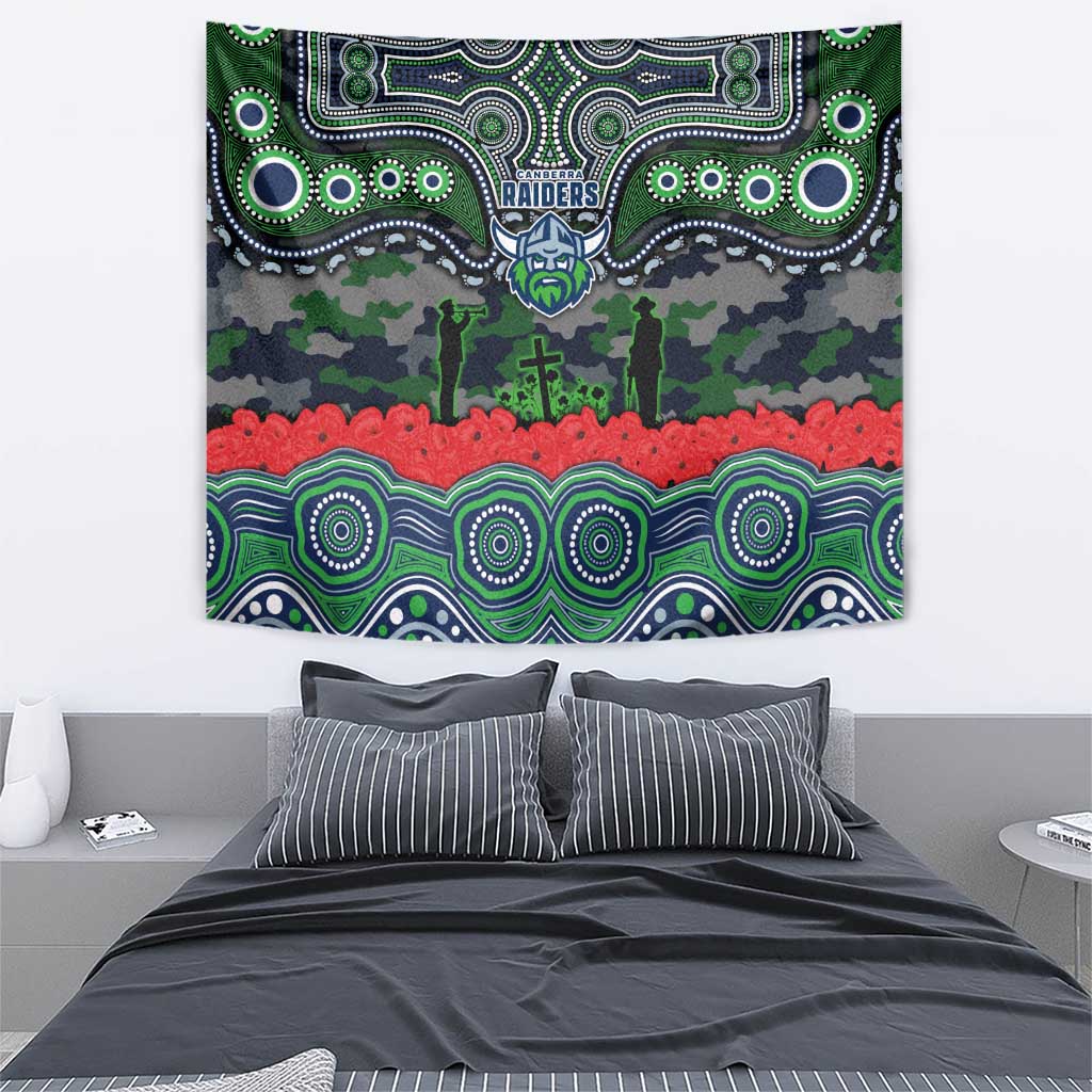 ANZAC Day Canberra Raiders Tapestry Military Memorial Aboriginal Indigenous Art