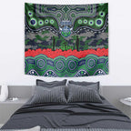 ANZAC Day Canberra Raiders Tapestry Military Memorial Aboriginal Indigenous Art