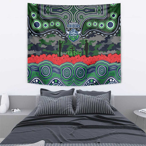 ANZAC Day Canberra Raiders Tapestry Military Memorial Aboriginal Indigenous Art