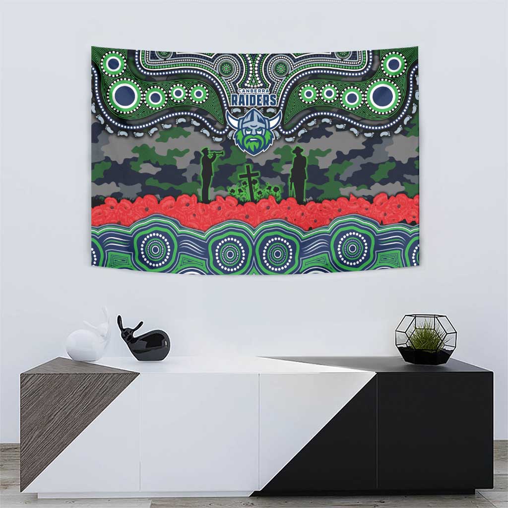 ANZAC Day Canberra Raiders Tapestry Military Memorial Aboriginal Indigenous Art