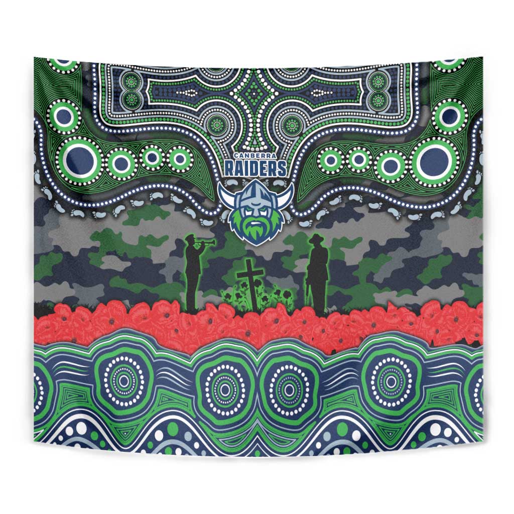 ANZAC Day Canberra Raiders Tapestry Military Memorial Aboriginal Indigenous Art
