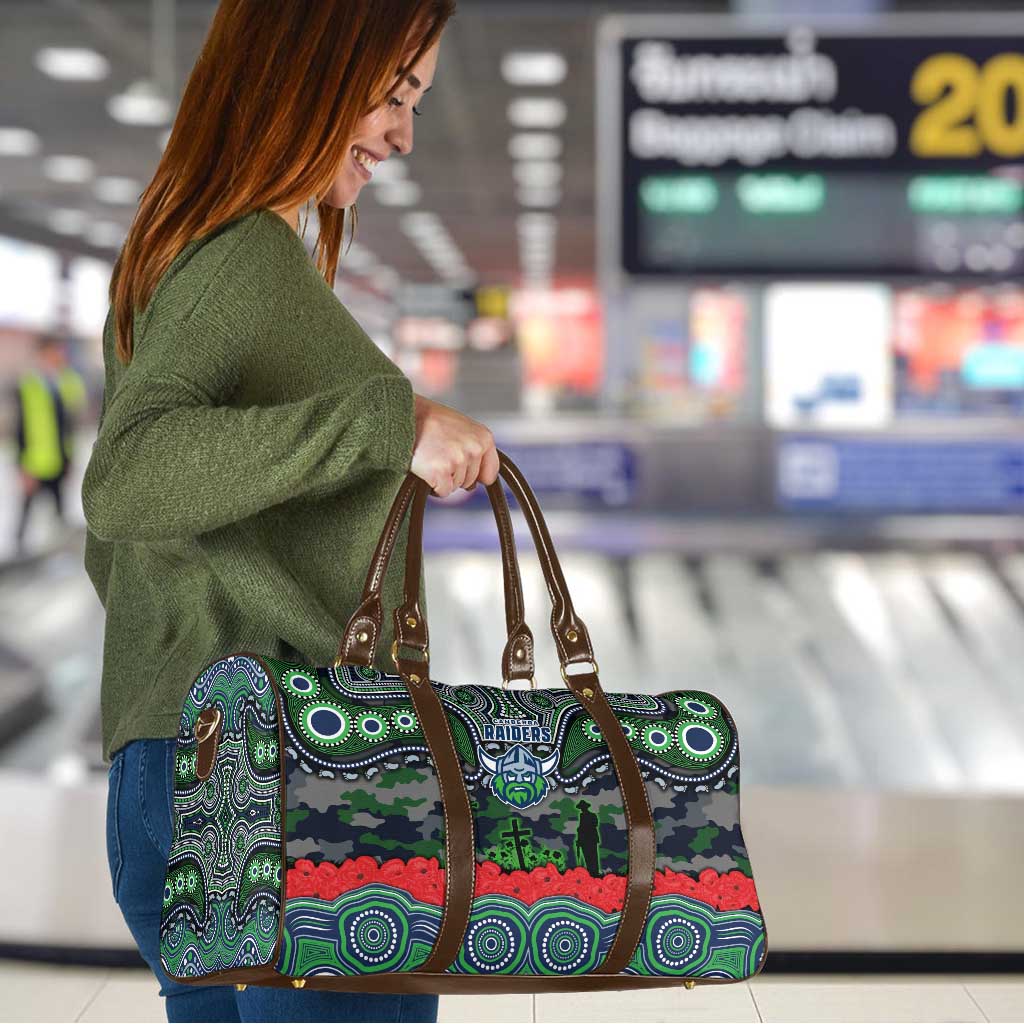 ANZAC Day Canberra Raiders Travel Bag Military Memorial Aboriginal Indigenous Art