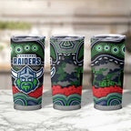 ANZAC Day Canberra Raiders Tumbler Cup Military Memorial Aboriginal Indigenous Art