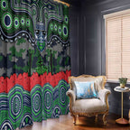 ANZAC Day Canberra Raiders Window Curtain Military Memorial Aboriginal Indigenous Art