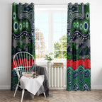ANZAC Day Canberra Raiders Window Curtain Military Memorial Aboriginal Indigenous Art