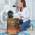 ANZAC Day Brisbane Broncos Laundry Basket Military Memorial Aboriginal Indigenous Art