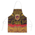 ANZAC Day Brisbane Broncos Apron Military Memorial Aboriginal Indigenous Art