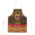 ANZAC Day Brisbane Broncos Apron Military Memorial Aboriginal Indigenous Art