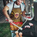 ANZAC Day Brisbane Broncos Apron Military Memorial Aboriginal Indigenous Art