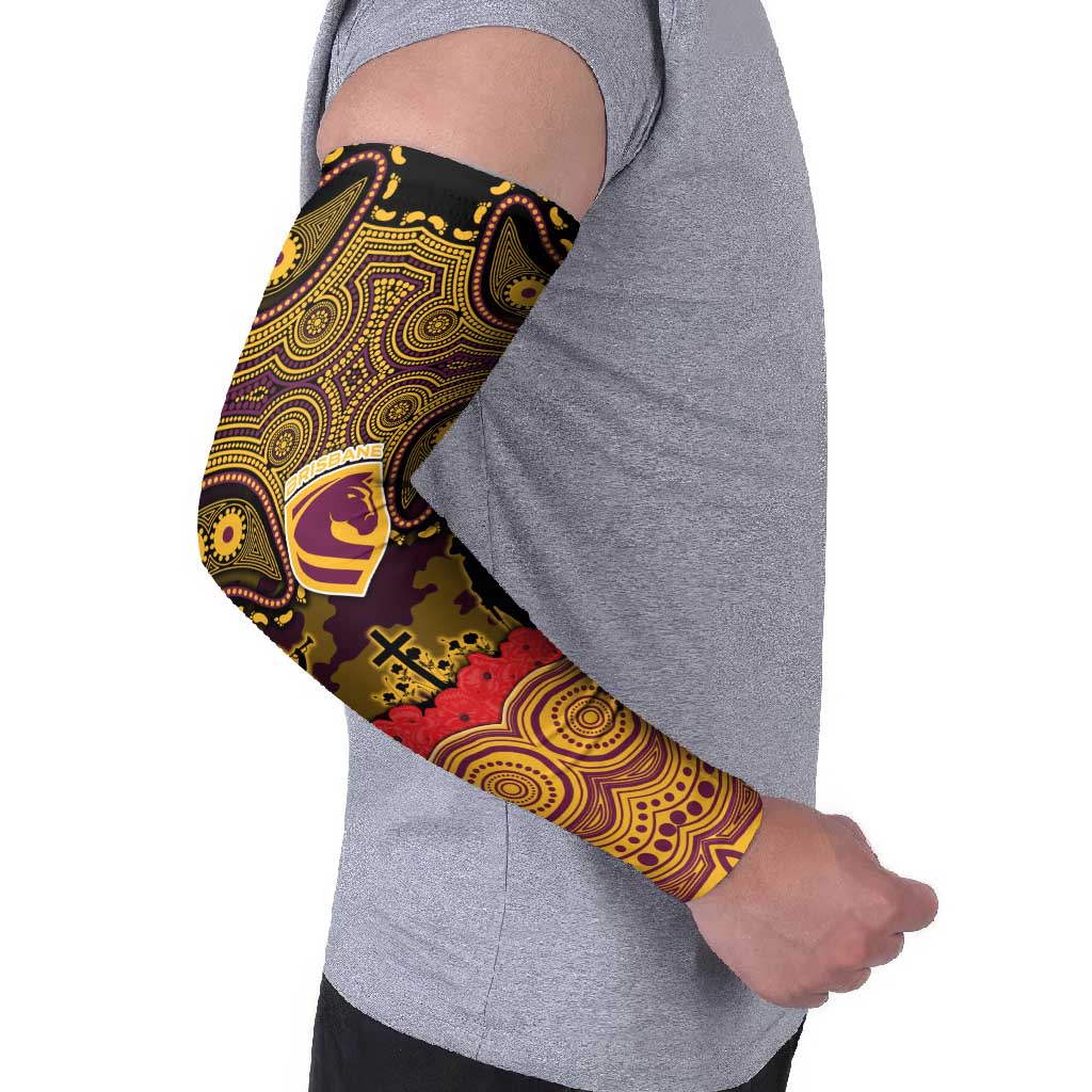 ANZAC Day Brisbane Broncos Arm Sleeves Military Memorial Aboriginal Indigenous Art