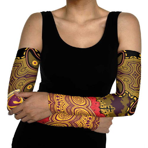 ANZAC Day Brisbane Broncos Arm Sleeves Military Memorial Aboriginal Indigenous Art