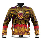 ANZAC Day Brisbane Broncos Baseball Jacket Military Memorial Aboriginal Indigenous Art