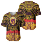 ANZAC Day Brisbane Broncos Baseball Jersey Military Memorial Aboriginal Indigenous Art
