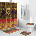 ANZAC Day Brisbane Broncos Bathroom Set Military Memorial Aboriginal Indigenous Art