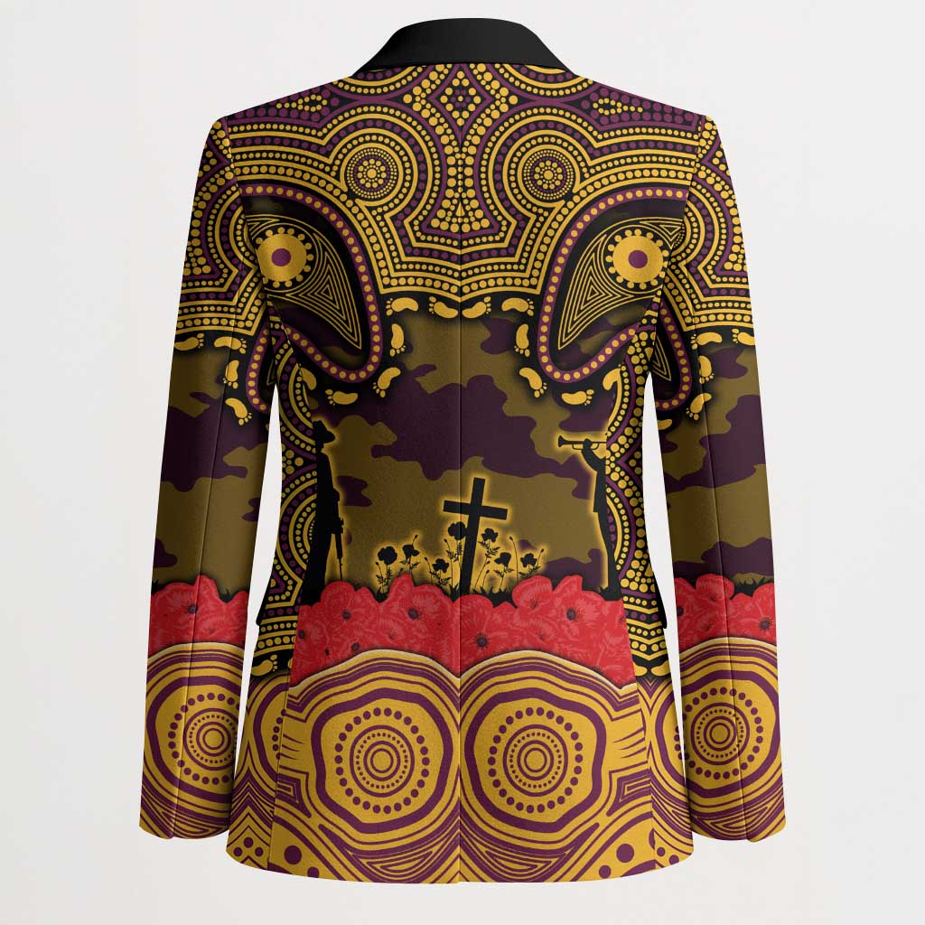 ANZAC Day Brisbane Broncos Blazer Military Memorial Aboriginal Indigenous Art