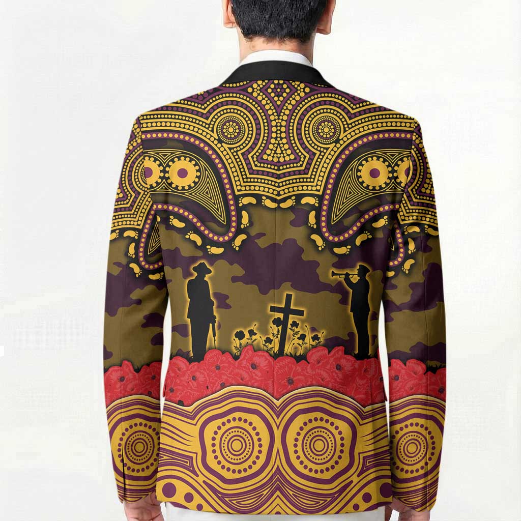 ANZAC Day Brisbane Broncos Blazer Military Memorial Aboriginal Indigenous Art