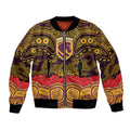 ANZAC Day Brisbane Broncos Bomber Jacket Military Memorial Aboriginal Indigenous Art