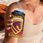 ANZAC Day Brisbane Broncos 4 in 1 Can Cooler Tumbler Military Memorial Aboriginal Indigenous Art