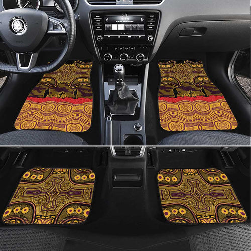 ANZAC Day Brisbane Broncos Car Mats Military Memorial Aboriginal Indigenous Art