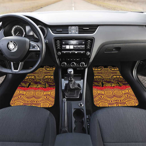 ANZAC Day Brisbane Broncos Car Mats Military Memorial Aboriginal Indigenous Art