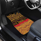 ANZAC Day Brisbane Broncos Car Mats Military Memorial Aboriginal Indigenous Art