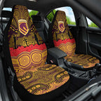 ANZAC Day Brisbane Broncos Car Seat Cover Military Memorial Aboriginal Indigenous Art