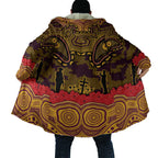 ANZAC Day Brisbane Broncos Cloak Military Memorial Aboriginal Indigenous Art