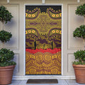 ANZAC Day Brisbane Broncos Door Cover Military Memorial Aboriginal Indigenous Art