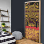 ANZAC Day Brisbane Broncos Door Cover Military Memorial Aboriginal Indigenous Art