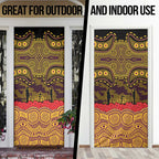 ANZAC Day Brisbane Broncos Door Cover Military Memorial Aboriginal Indigenous Art