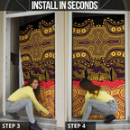 ANZAC Day Brisbane Broncos Door Cover Military Memorial Aboriginal Indigenous Art