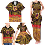 ANZAC Day Brisbane Broncos Family Matching Tank Maxi Dress and Hawaiian Shirt Military Memorial Aboriginal Indigenous Art