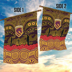 ANZAC Day Brisbane Broncos Garden Flag Military Memorial Aboriginal Indigenous Art