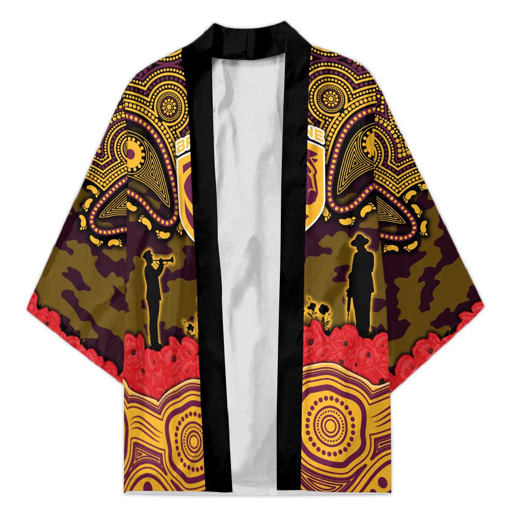 ANZAC Day Brisbane Broncos Kimono Military Memorial Aboriginal Indigenous Art