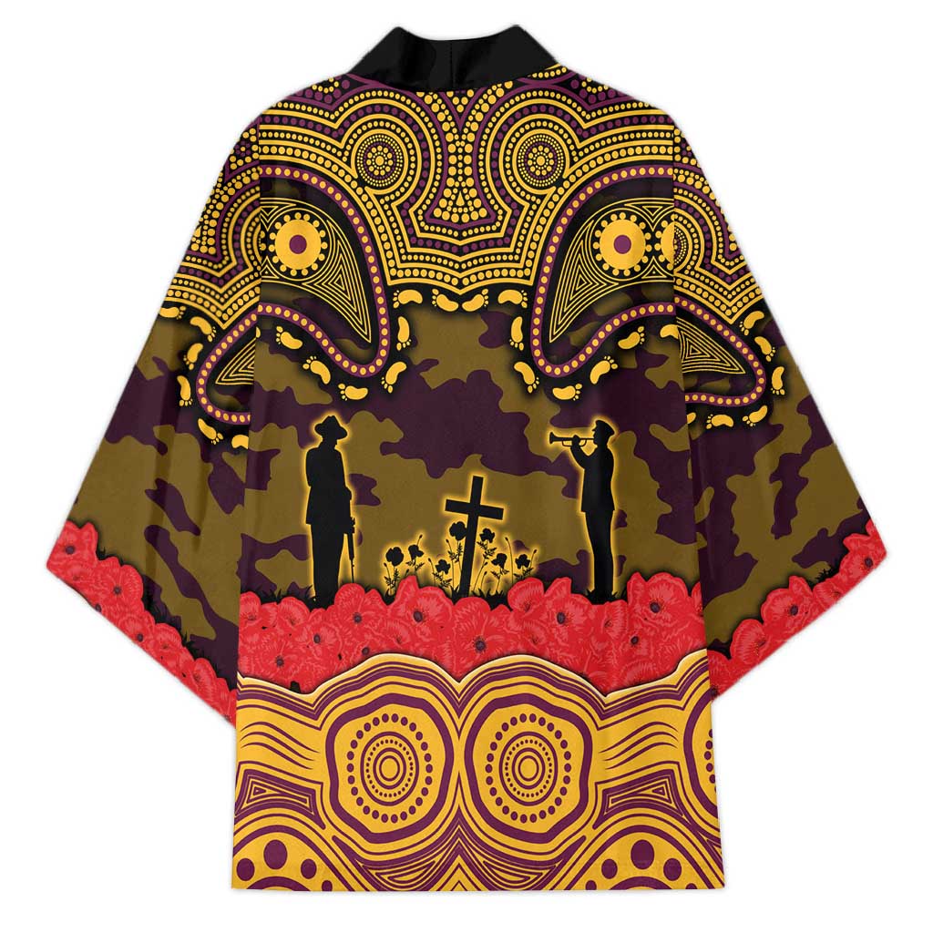 ANZAC Day Brisbane Broncos Kimono Military Memorial Aboriginal Indigenous Art
