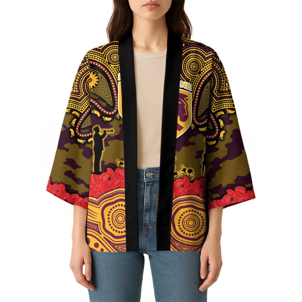 ANZAC Day Brisbane Broncos Kimono Military Memorial Aboriginal Indigenous Art