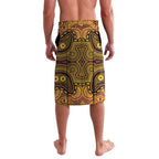 ANZAC Day Brisbane Broncos Lavalava Military Memorial Aboriginal Indigenous Art
