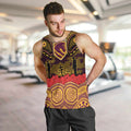 ANZAC Day Brisbane Broncos Men Tank Top Military Memorial Aboriginal Indigenous Art