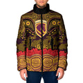 ANZAC Day Brisbane Broncos Padded Jacket Military Memorial Aboriginal Indigenous Art