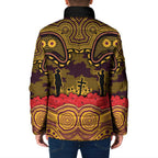 ANZAC Day Brisbane Broncos Padded Jacket Military Memorial Aboriginal Indigenous Art