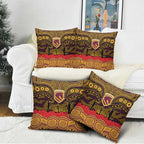 ANZAC Day Brisbane Broncos Pillow Cover Military Memorial Aboriginal Indigenous Art