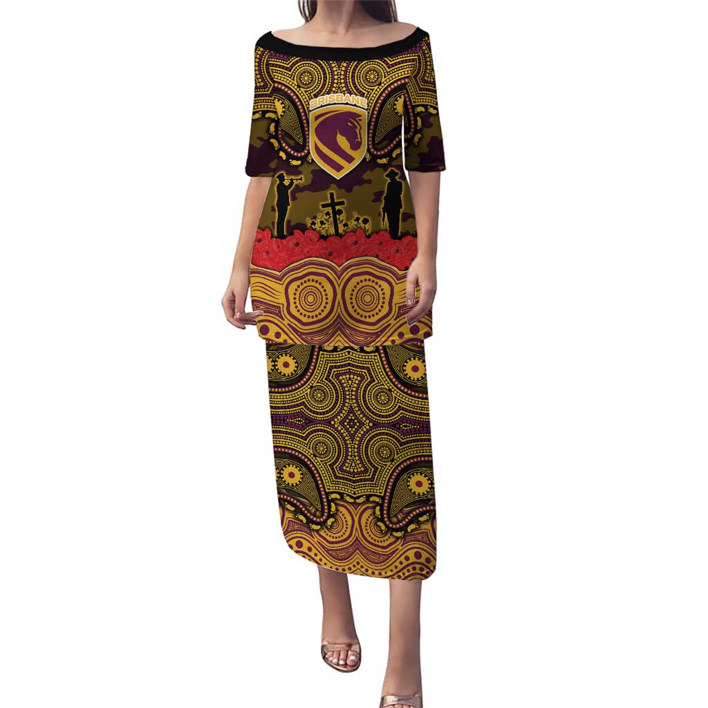 ANZAC Day Brisbane Broncos Puletasi Military Memorial Aboriginal Indigenous Art