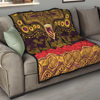 ANZAC Day Brisbane Broncos Quilt Military Memorial Aboriginal Indigenous Art