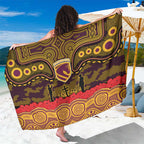 ANZAC Day Brisbane Broncos Sarong Military Memorial Aboriginal Indigenous Art