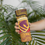ANZAC Day Brisbane Broncos Skinny Tumbler Military Memorial Aboriginal Indigenous Art