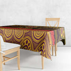 ANZAC Day Brisbane Broncos Tablecloth Military Memorial Aboriginal Indigenous Art