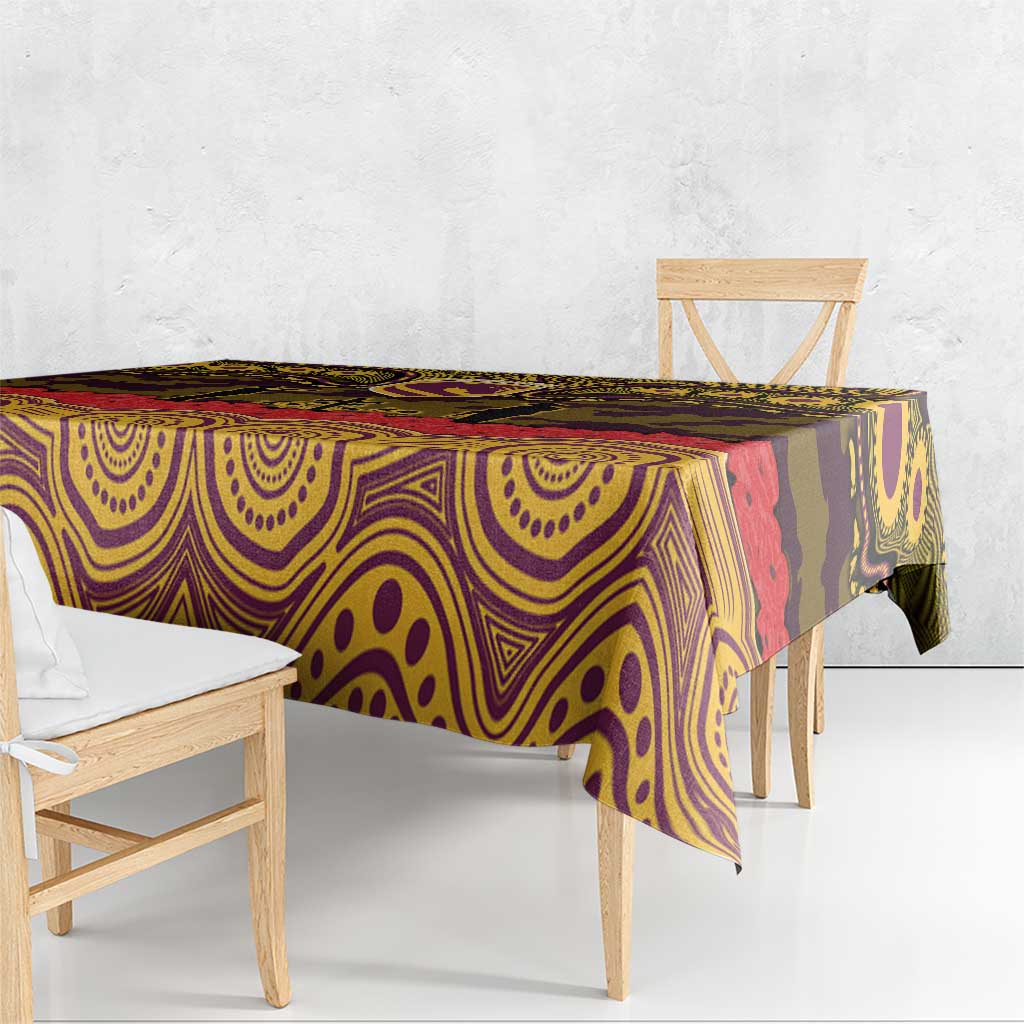 ANZAC Day Brisbane Broncos Tablecloth Military Memorial Aboriginal Indigenous Art